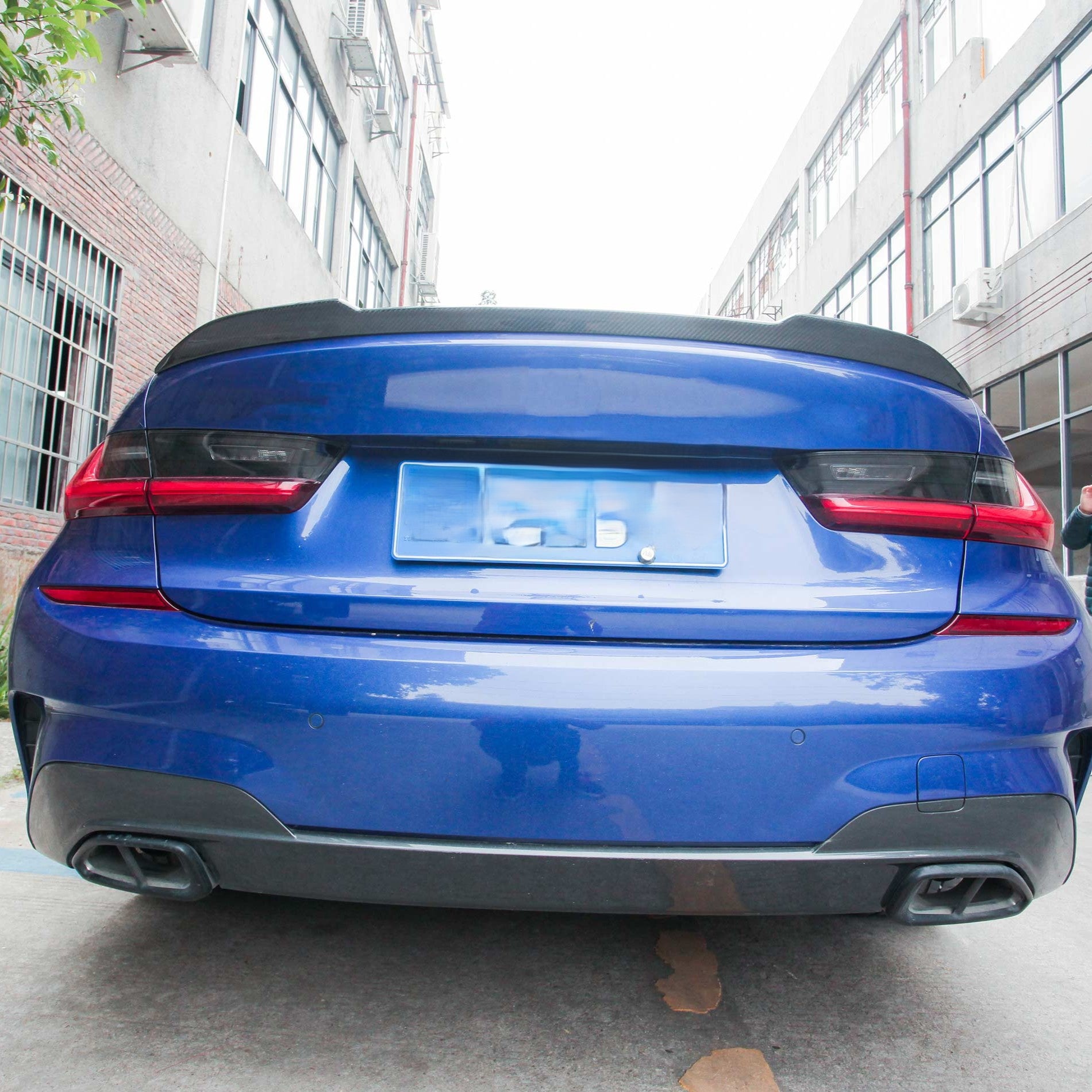 CS Style Pre-preg Carbon Fibre Boot Spoiler for BMW G20 3 Series G80 M3 G28 i3 19-Present - Carbon Factory