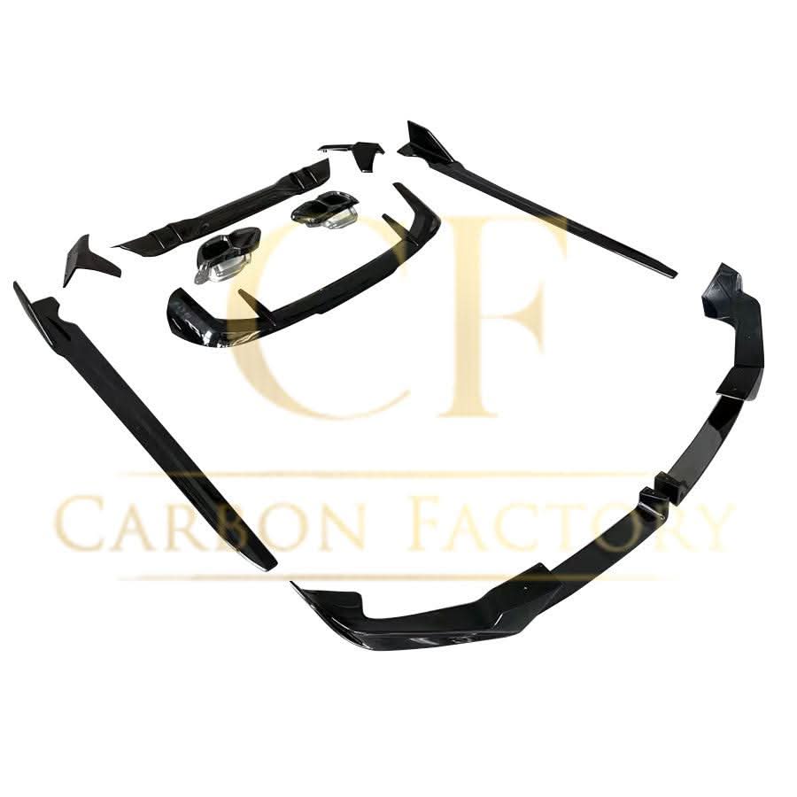 Gloss Black Body Kit 1 Splitter Diffuser Side Skirts Spoiler for BMW G05 LCI X5 23-Present - Carbon Factory