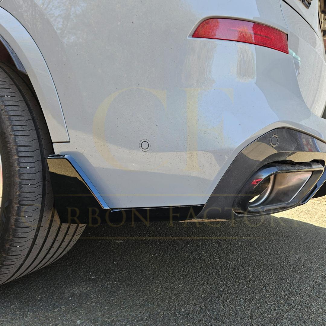 Gloss Black Body Kit 1 Splitter Diffuser Side Skirts Spoiler for BMW G05 LCI X5 23-Present (No Exhaust Tips)-Carbon Factory