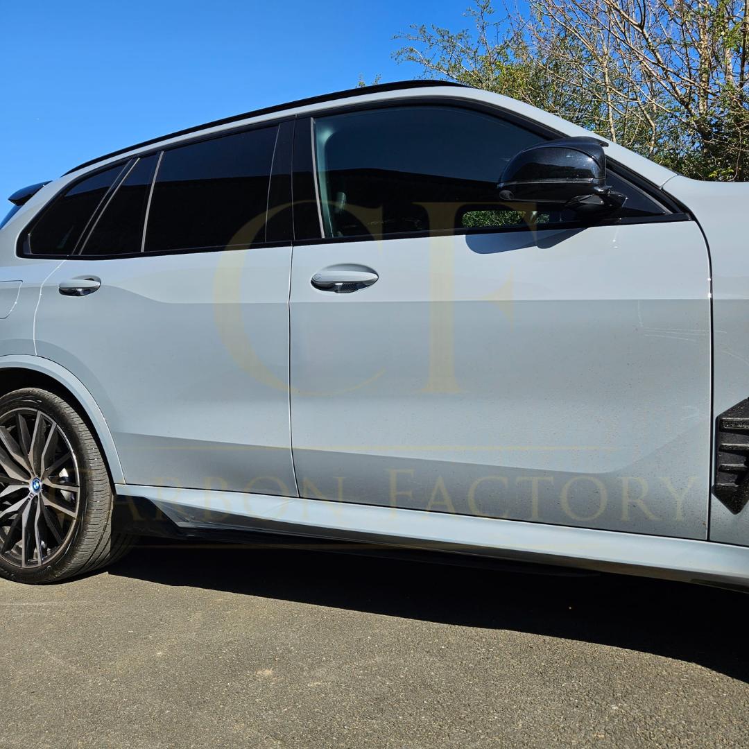 Gloss Black Body Kit 1 Splitter Diffuser Side Skirts Spoiler for BMW G05 LCI X5 23-Present (No Exhaust Tips)-Carbon Factory