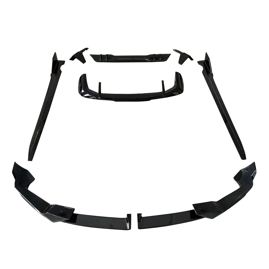 Gloss Black Body Kit 1 Splitter Diffuser Side Skirts Spoiler for BMW G05 LCI X5 23-Present (No Exhaust Tips)-Carbon Factory