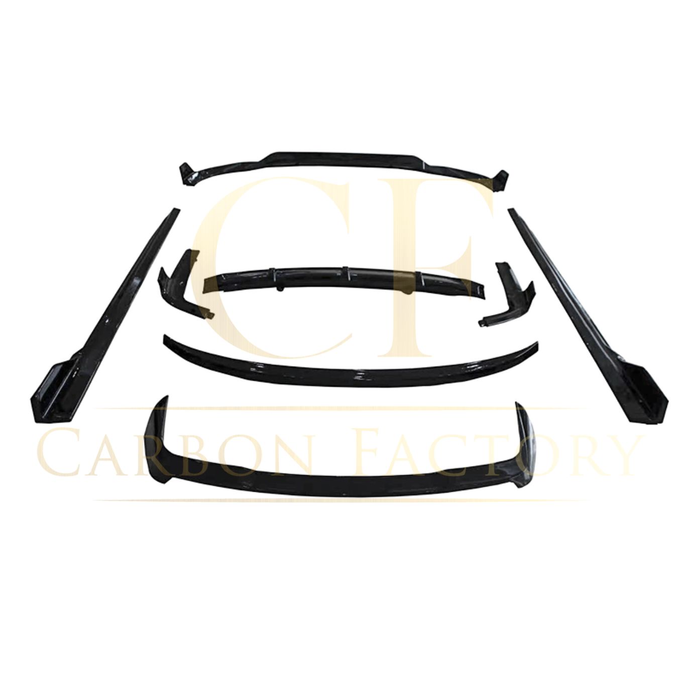 Gloss Black Body Kit 2 Splitter Diffuser Side Skirts Spoiler for BMW G07 LCI X7 23-Present-Carbon Factory