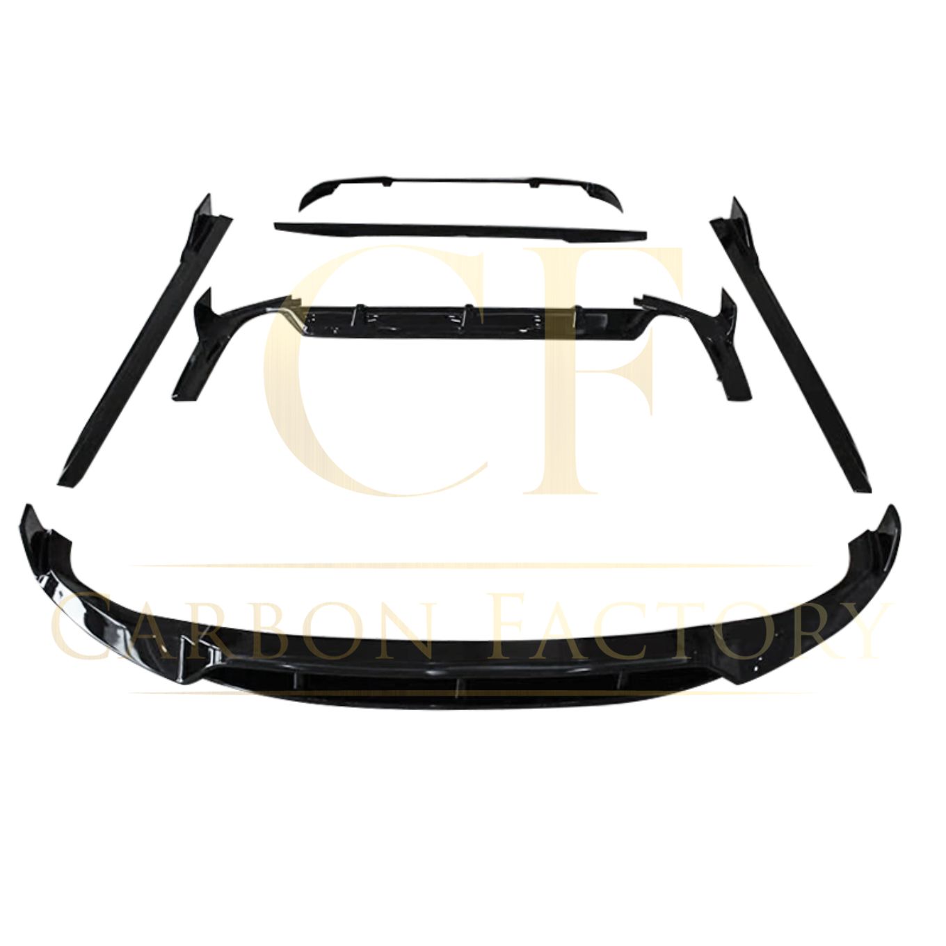 Gloss Black Body Kit 2 Splitter Diffuser Side Skirts Spoiler for BMW G07 LCI X7 23-Present-Carbon Factory