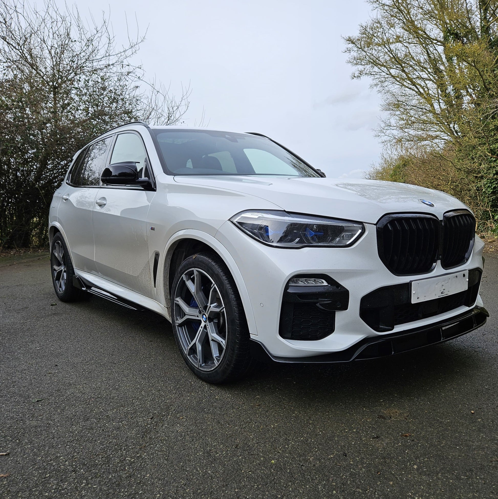 Gloss Black Body Kit Splitter Diffuser Side Skirts Spoiler for BMW G05 X5 19-22-Carbon Factory