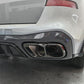 Gloss Black Exhaust Tips for BMW G05 LCI X5 23-Present-Carbon Factory