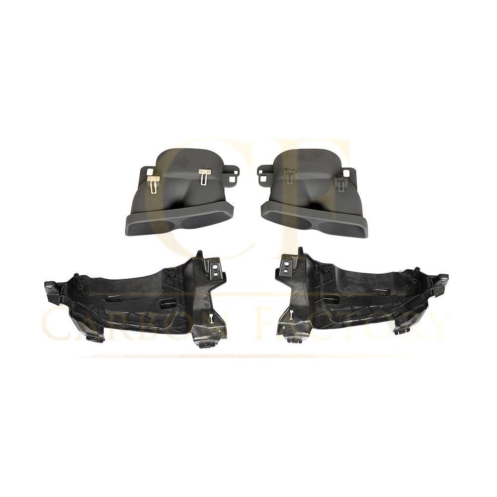 Gloss Black Exhaust Tips for Mercedes W213 E Class Saloon 16-18-Carbon Factory