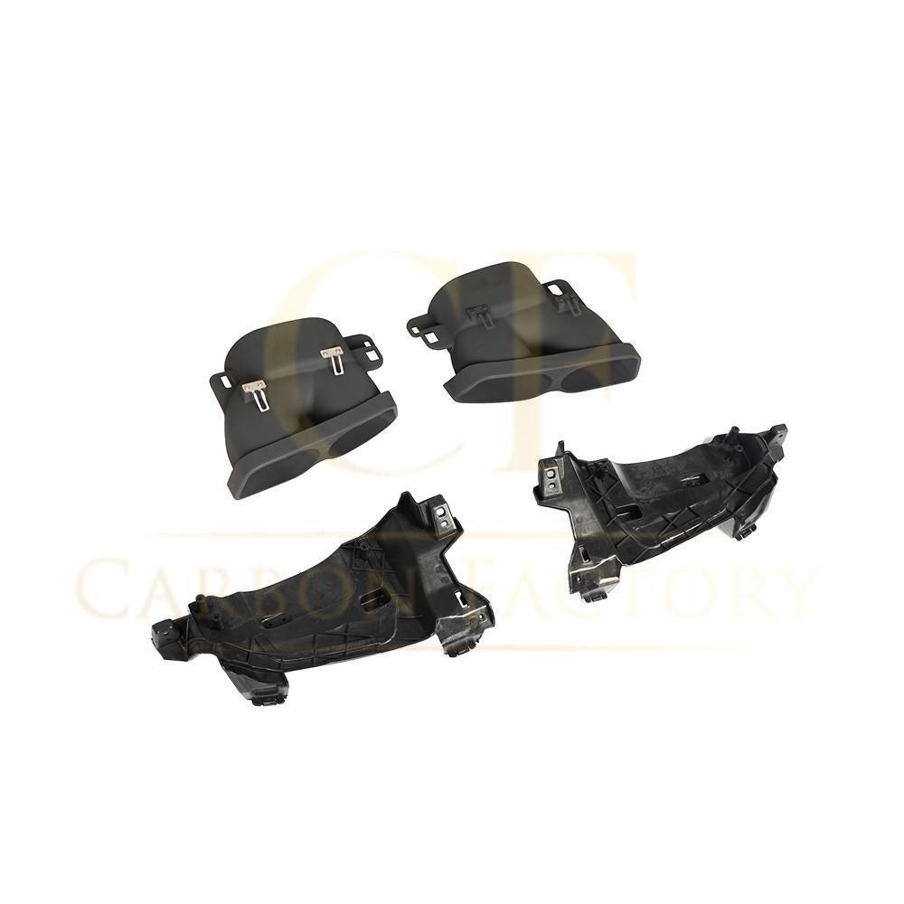 Gloss Black Exhaust Tips for Mercedes W213 E Class Saloon 16-18-Carbon Factory