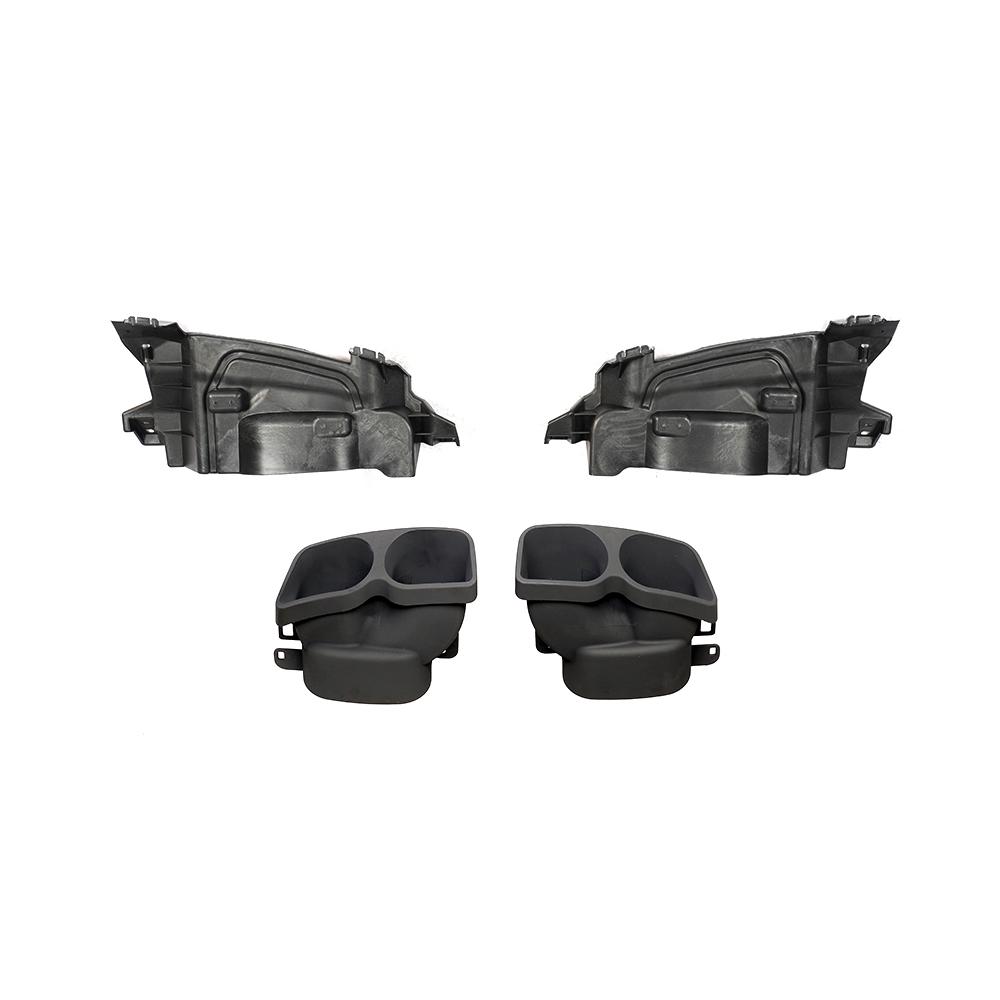Gloss Black Exhaust Tips for Mercedes W213 E Class Saloon 16-18-Carbon Factory