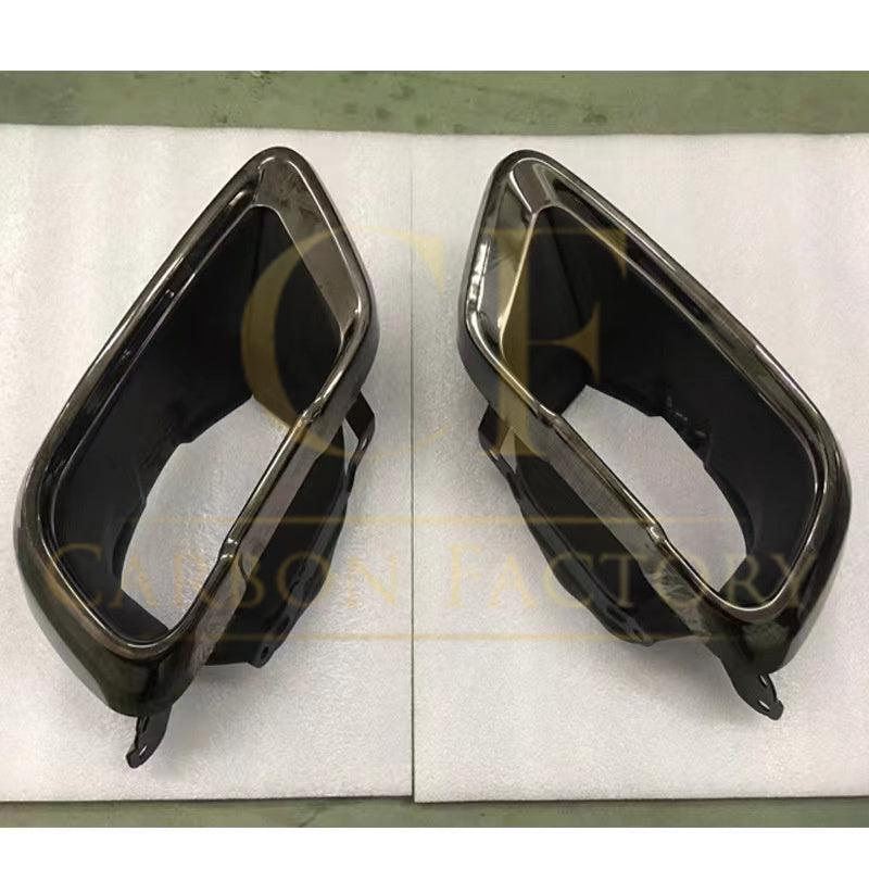 Gloss Black Exhaust tips for BMW G05 X5 G06 X6 19-Present-Carbon Factory