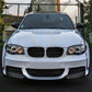 Gloss Black Front Bumper Covers for BMW 1 Series E82 E88 2007-2013-Carbon Factory