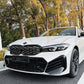 Gloss Black Front Bumper Inserts for BMW 3 Series G20 G21 LCI 23-25-Carbon Factory