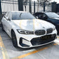 Gloss Black Front Bumper Trims for BMW 3 Series G20 G21 LCI 23-25-Carbon Factory