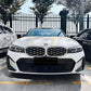 Gloss Black Front Bumper Trims for BMW 3 Series G20 G21 LCI 23-25-Carbon Factory