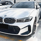 Gloss Black Front Bumper Trims for BMW 3 Series G20 G21 LCI 23-25-Carbon Factory