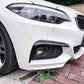 Gloss Black Front Bumper Trims for BMW F22 F23 2 Series 14-20-Carbon Factory