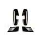 Gloss Black Front Bumper Trims for for BMW G22 G23 4 Series 20-Present-Carbon Factory