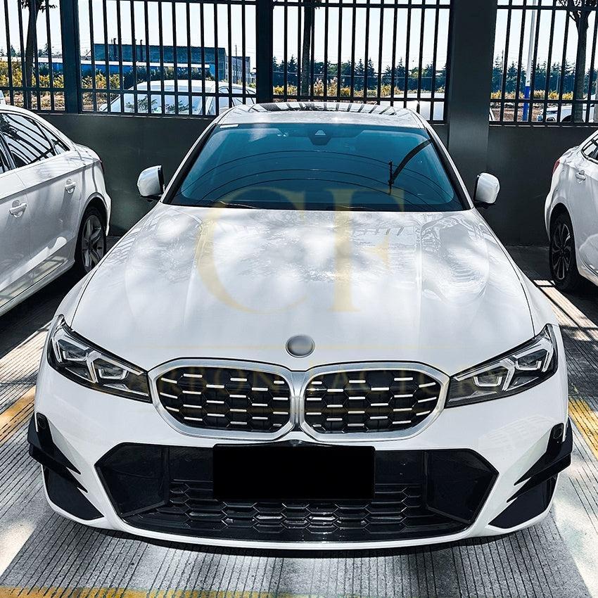 Gloss Black Front Canards for BMW 3 Series G20 G21 LCI 23-25-Carbon Factory