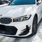 Gloss Black Front Canards for BMW 3 Series G20 G21 LCI 23-25-Carbon Factory