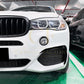 Gloss Black Front Canards for BMW F15 X5 14-18-Carbon Factory