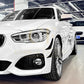 Gloss Black Front Canards for BMW F20 F21 1 Series LCI 15-19-Carbon Factory