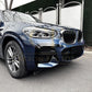 Gloss Black Front Canards for BMW G01 X3 G02 X4 Pre-LCI 18-21-Carbon Factory