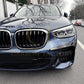 Gloss Black Front Canards for BMW G01 X3 G02 X4 Pre-LCI 18-21-Carbon Factory