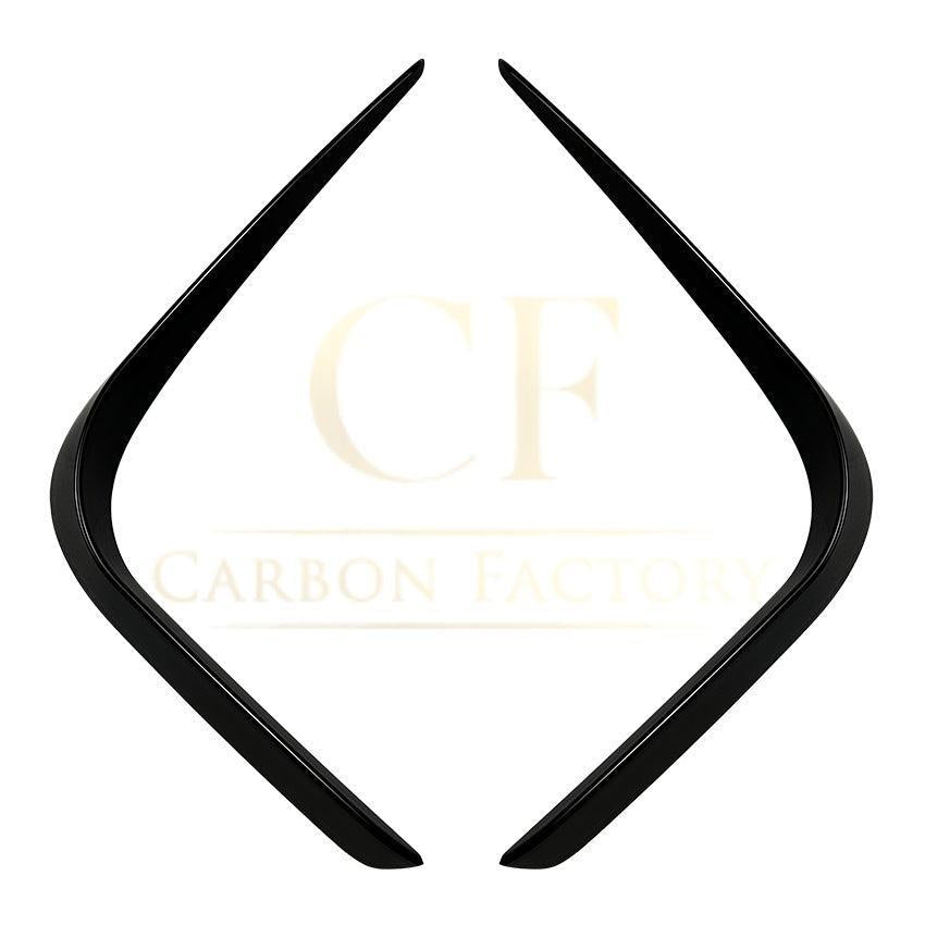 Gloss Black Front Canards for BMW G05 X5 19-25-Carbon Factory