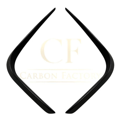Gloss Black Front Canards for BMW G05 X5 19-25-Carbon Factory