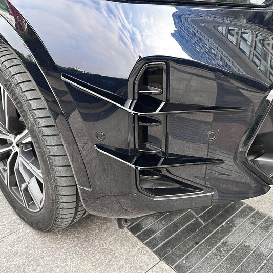 Gloss Black Front Canards for BMW G06 X6 LCI 23-25-Carbon Factory