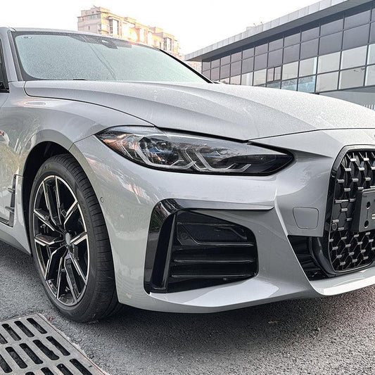 Gloss Black Front Canards for BMW G26 4 Series 20-Present-Carbon Factory
