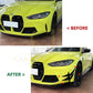 Gloss Black Front Canards for BMW G80 M3 G82 G83 M4 21-Present-Carbon Factory