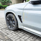 Gloss Black Front Fender Trims for BMW G01 X3 G02 X4 18-24-Carbon Factory