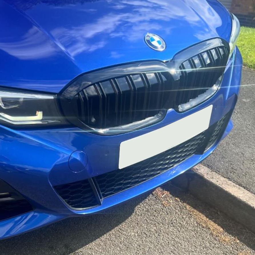 Gloss Black Front Grille for BMW G20 G28 3 Series LCI 22-Present-Carbon Factory