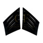 Gloss Black Front Side Grilles for BMW G45 X3 25-Present-Carbon Factory
