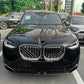Gloss Black Front Side Grilles for BMW G45 X3 25-Present-Carbon Factory