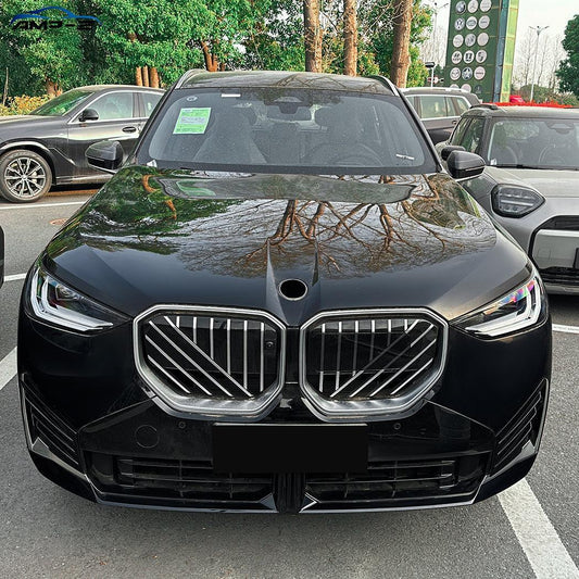 Gloss Black Front Side Grilles for BMW G45 X3 25-Present-Carbon Factory