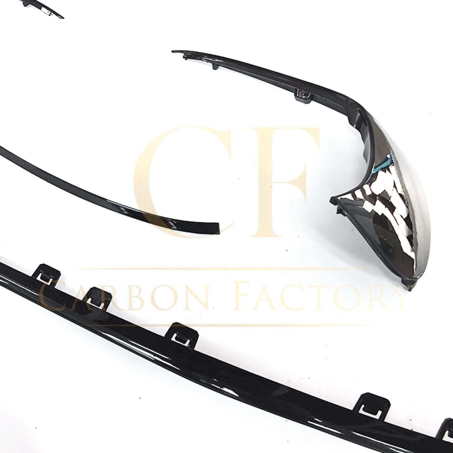 Gloss Black Front Splitter Set for Mercedes Benz W206 C Class 22-Present-Carbon Factory