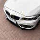 Gloss Black Front Splitter for BMW F22 F23 2 Series Non M Sport 14-20-Carbon Factory