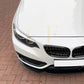 Gloss Black Front Splitter for BMW F22 F23 2 Series Non M Sport 14-20-Carbon Factory