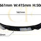 Gloss Black Front Splitter for BMW F22 F23 2 Series Non M Sport 14-20-Carbon Factory