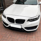 Gloss Black Front Splitter for BMW F22 F23 2 Series Non M Sport 14-20-Carbon Factory