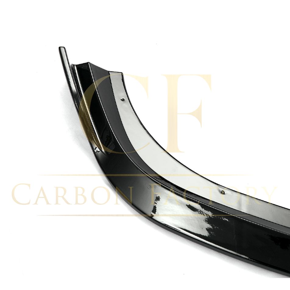 Gloss Black Front Splitter for Mercedes Benz W204 C Class Standard Model 08-14-Carbon Factory