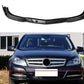 Gloss Black Front Splitter for Mercedes Benz W204 C Class Standard Model 08-14-Carbon Factory