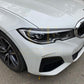Gloss Black Headlight Trims for BMW 3 Series G20 G21 Pre-LCI 19-22-Carbon Factory