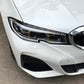 Gloss Black Headlight Trims for BMW 3 Series G20 G21 Pre-LCI 19-22-Carbon Factory