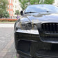 Gloss Black Headlight Trims for BMW E71 X6 08-14-Carbon Factory