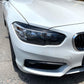 Gloss Black Headlight Trims for BMW F20 F21 1 Series M Sport 11-19-Carbon Factory
