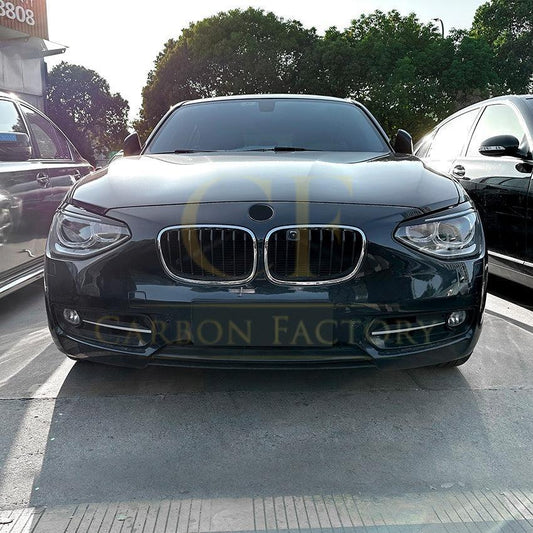 Gloss Black Headlight Trims for BMW F20 F21 1 Series M Sport 11-19-Carbon Factory