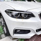 Gloss Black Headlight Trims for BMW F22 F23 2 Series F87 M2 14-20-Carbon Factory
