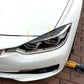 Gloss Black Headlight Trims for BMW F30 F31 3 Series 12-19-Carbon Factory